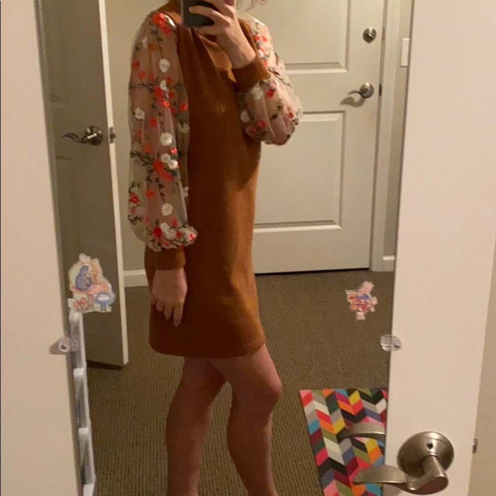 Beautiful Laced Arm Dress